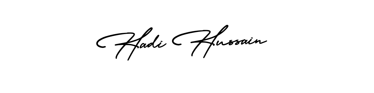 Also You can easily find your signature by using the search form. We will create Hadi Hussain name handwritten signature images for you free of cost using AmerikaSignatureDemo-Regular sign style. Hadi Hussain signature style 3 images and pictures png