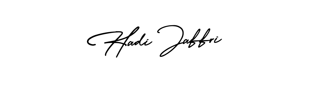 Create a beautiful signature design for name Hadi Jaffri. With this signature (AmerikaSignatureDemo-Regular) fonts, you can make a handwritten signature for free. Hadi Jaffri signature style 3 images and pictures png