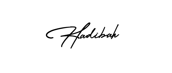 Create a beautiful signature design for name Hadibah. With this signature (AmerikaSignatureDemo-Regular) fonts, you can make a handwritten signature for free. Hadibah signature style 3 images and pictures png