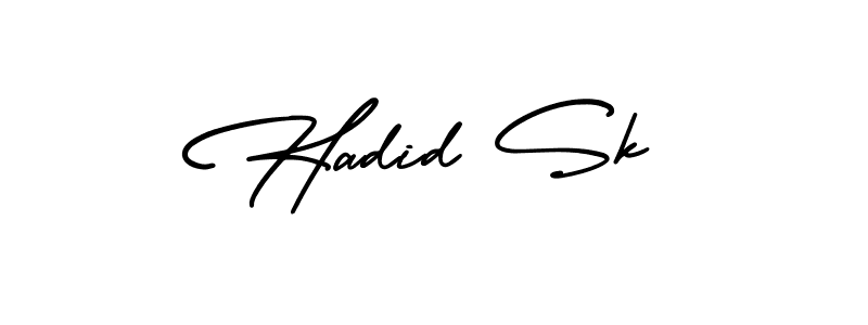 Make a short Hadid Sk signature style. Manage your documents anywhere anytime using AmerikaSignatureDemo-Regular. Create and add eSignatures, submit forms, share and send files easily. Hadid Sk signature style 3 images and pictures png