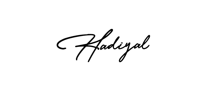 This is the best signature style for the Hadiyal name. Also you like these signature font (AmerikaSignatureDemo-Regular). Mix name signature. Hadiyal signature style 3 images and pictures png