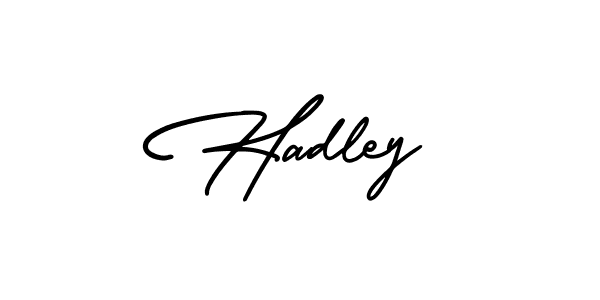 if you are searching for the best signature style for your name Hadley. so please give up your signature search. here we have designed multiple signature styles  using AmerikaSignatureDemo-Regular. Hadley signature style 3 images and pictures png