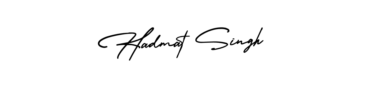 AmerikaSignatureDemo-Regular is a professional signature style that is perfect for those who want to add a touch of class to their signature. It is also a great choice for those who want to make their signature more unique. Get Hadmat Singh name to fancy signature for free. Hadmat Singh signature style 3 images and pictures png