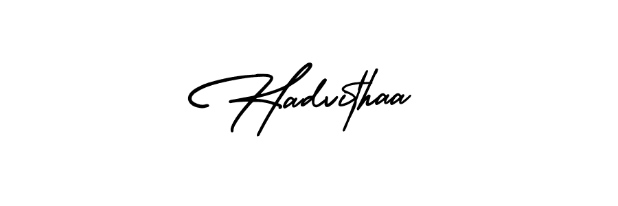 Make a beautiful signature design for name Hadvithaa. Use this online signature maker to create a handwritten signature for free. Hadvithaa signature style 3 images and pictures png