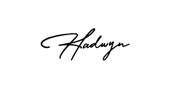 Also You can easily find your signature by using the search form. We will create Hadwyn name handwritten signature images for you free of cost using AmerikaSignatureDemo-Regular sign style. Hadwyn signature style 3 images and pictures png