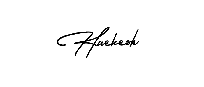 Also we have Haekesh name is the best signature style. Create professional handwritten signature collection using AmerikaSignatureDemo-Regular autograph style. Haekesh signature style 3 images and pictures png