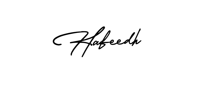 Hafeedh stylish signature style. Best Handwritten Sign (AmerikaSignatureDemo-Regular) for my name. Handwritten Signature Collection Ideas for my name Hafeedh. Hafeedh signature style 3 images and pictures png