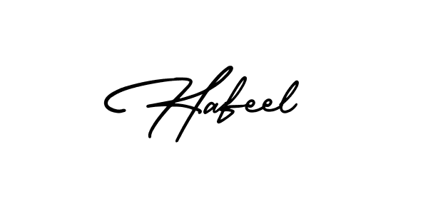 How to make Hafeel signature? AmerikaSignatureDemo-Regular is a professional autograph style. Create handwritten signature for Hafeel name. Hafeel signature style 3 images and pictures png