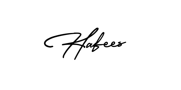 The best way (AmerikaSignatureDemo-Regular) to make a short signature is to pick only two or three words in your name. The name Hafees include a total of six letters. For converting this name. Hafees signature style 3 images and pictures png