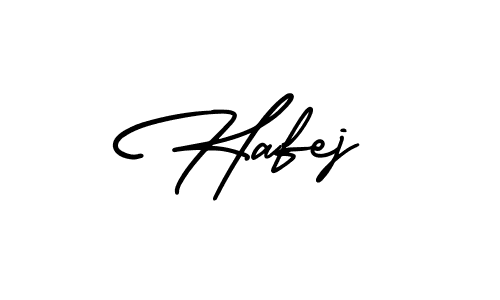 Use a signature maker to create a handwritten signature online. With this signature software, you can design (AmerikaSignatureDemo-Regular) your own signature for name Hafej. Hafej signature style 3 images and pictures png