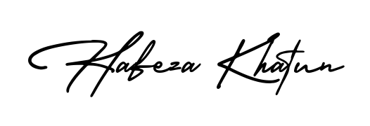 Make a beautiful signature design for name Hafeza Khatun. With this signature (AmerikaSignatureDemo-Regular) style, you can create a handwritten signature for free. Hafeza Khatun signature style 3 images and pictures png
