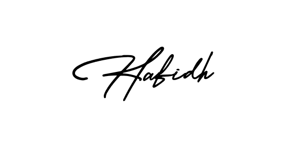 Create a beautiful signature design for name Hafidh. With this signature (AmerikaSignatureDemo-Regular) fonts, you can make a handwritten signature for free. Hafidh signature style 3 images and pictures png