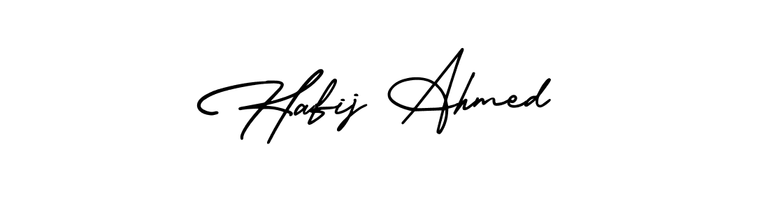 Design your own signature with our free online signature maker. With this signature software, you can create a handwritten (AmerikaSignatureDemo-Regular) signature for name Hafij Ahmed. Hafij Ahmed signature style 3 images and pictures png