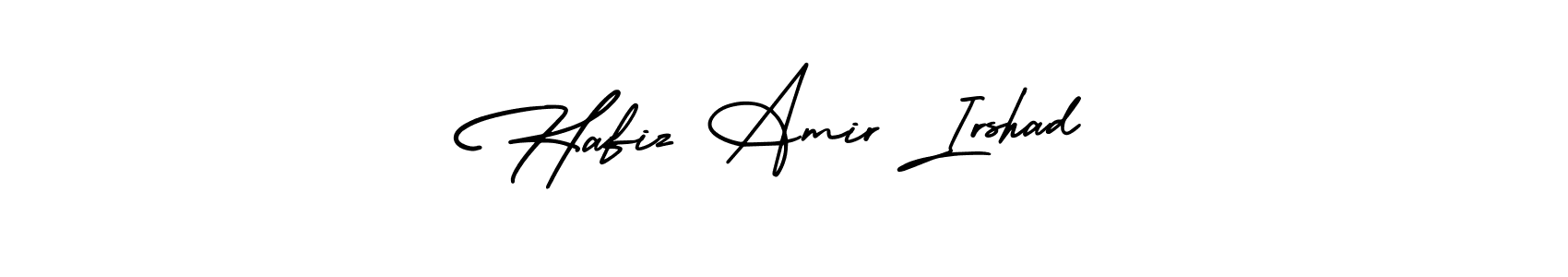 if you are searching for the best signature style for your name Hafiz Amir Irshad. so please give up your signature search. here we have designed multiple signature styles  using AmerikaSignatureDemo-Regular. Hafiz Amir Irshad signature style 3 images and pictures png