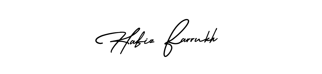 How to make Hafiz Farrukh signature? AmerikaSignatureDemo-Regular is a professional autograph style. Create handwritten signature for Hafiz Farrukh name. Hafiz Farrukh signature style 3 images and pictures png