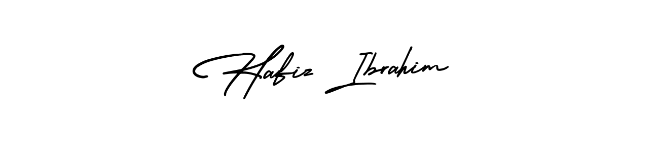 Design your own signature with our free online signature maker. With this signature software, you can create a handwritten (AmerikaSignatureDemo-Regular) signature for name Hafiz Ibrahim. Hafiz Ibrahim signature style 3 images and pictures png