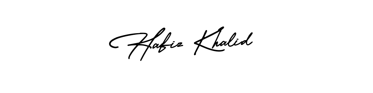 Also we have Hafiz Khalid name is the best signature style. Create professional handwritten signature collection using AmerikaSignatureDemo-Regular autograph style. Hafiz Khalid signature style 3 images and pictures png