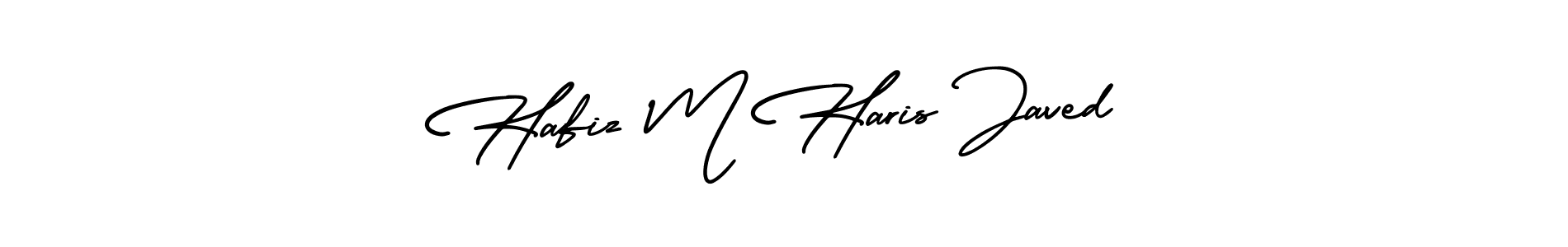 You can use this online signature creator to create a handwritten signature for the name Hafiz M Haris Javed. This is the best online autograph maker. Hafiz M Haris Javed signature style 3 images and pictures png