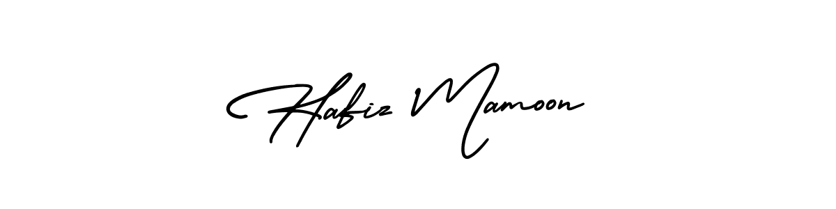 Hafiz Mamoon stylish signature style. Best Handwritten Sign (AmerikaSignatureDemo-Regular) for my name. Handwritten Signature Collection Ideas for my name Hafiz Mamoon. Hafiz Mamoon signature style 3 images and pictures png