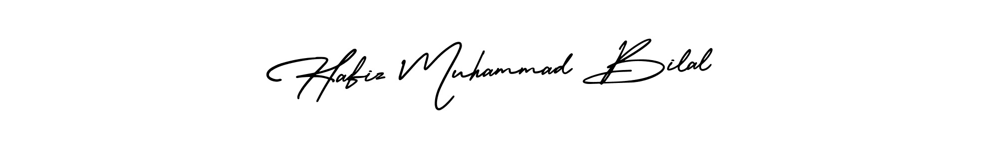 How to make Hafiz Muhammad Bilal signature? AmerikaSignatureDemo-Regular is a professional autograph style. Create handwritten signature for Hafiz Muhammad Bilal name. Hafiz Muhammad Bilal signature style 3 images and pictures png