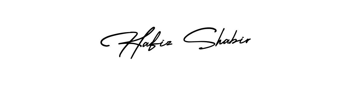 Create a beautiful signature design for name Hafiz Shabir. With this signature (AmerikaSignatureDemo-Regular) fonts, you can make a handwritten signature for free. Hafiz Shabir signature style 3 images and pictures png