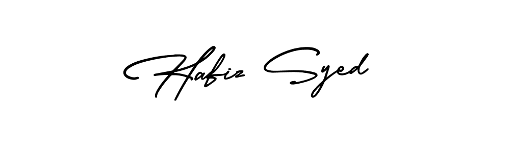 How to Draw Hafiz Syed signature style? AmerikaSignatureDemo-Regular is a latest design signature styles for name Hafiz Syed. Hafiz Syed signature style 3 images and pictures png