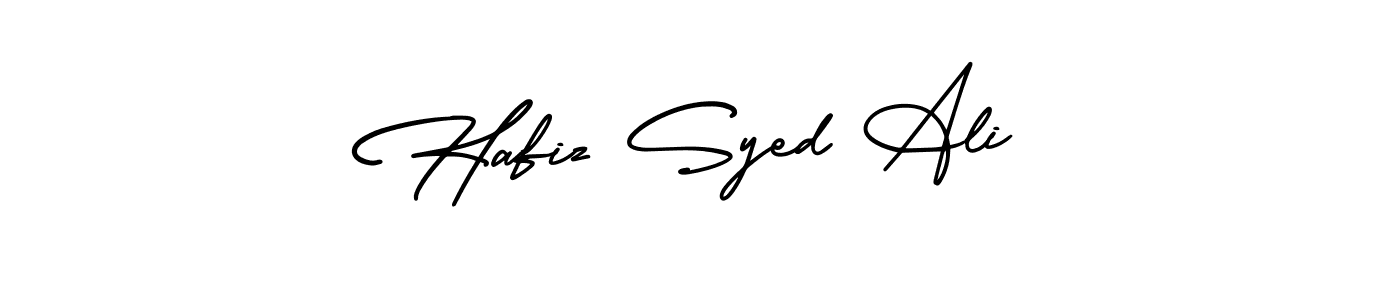 Make a short Hafiz Syed Ali signature style. Manage your documents anywhere anytime using AmerikaSignatureDemo-Regular. Create and add eSignatures, submit forms, share and send files easily. Hafiz Syed Ali signature style 3 images and pictures png