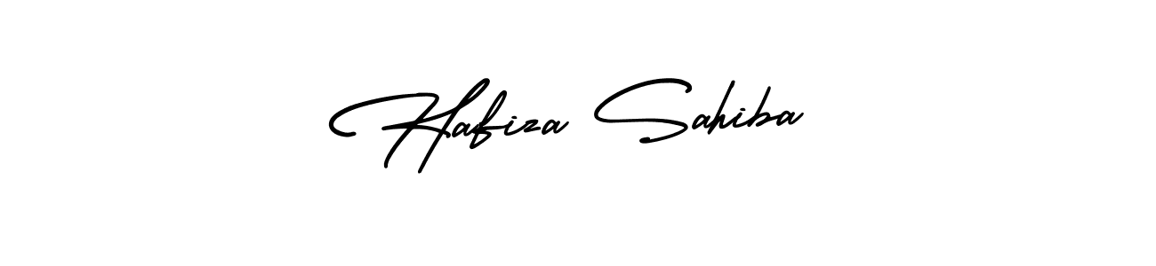 How to Draw Hafiza Sahiba signature style? AmerikaSignatureDemo-Regular is a latest design signature styles for name Hafiza Sahiba. Hafiza Sahiba signature style 3 images and pictures png