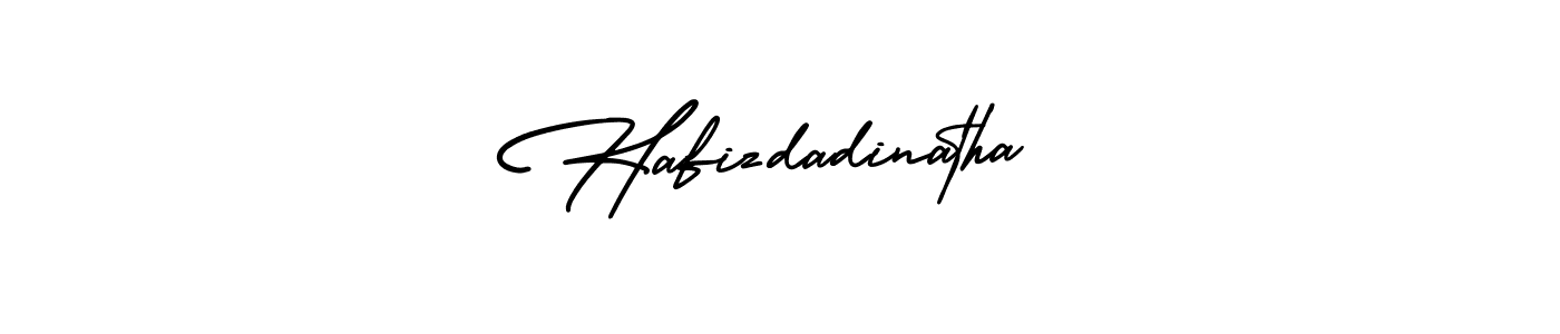 See photos of Hafizdadinatha official signature by Spectra . Check more albums & portfolios. Read reviews & check more about AmerikaSignatureDemo-Regular font. Hafizdadinatha signature style 3 images and pictures png