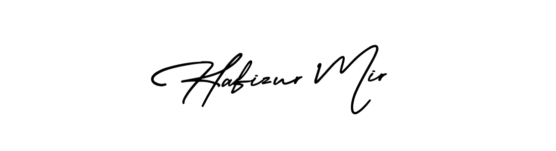 Use a signature maker to create a handwritten signature online. With this signature software, you can design (AmerikaSignatureDemo-Regular) your own signature for name Hafizur Mir. Hafizur Mir signature style 3 images and pictures png