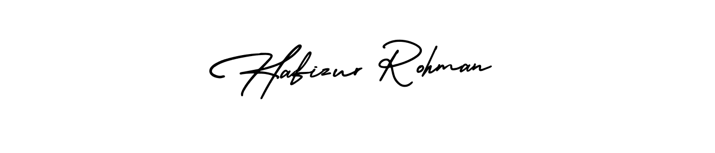 Make a beautiful signature design for name Hafizur Rohman. With this signature (AmerikaSignatureDemo-Regular) style, you can create a handwritten signature for free. Hafizur Rohman signature style 3 images and pictures png