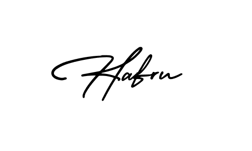 Hafru stylish signature style. Best Handwritten Sign (AmerikaSignatureDemo-Regular) for my name. Handwritten Signature Collection Ideas for my name Hafru. Hafru signature style 3 images and pictures png