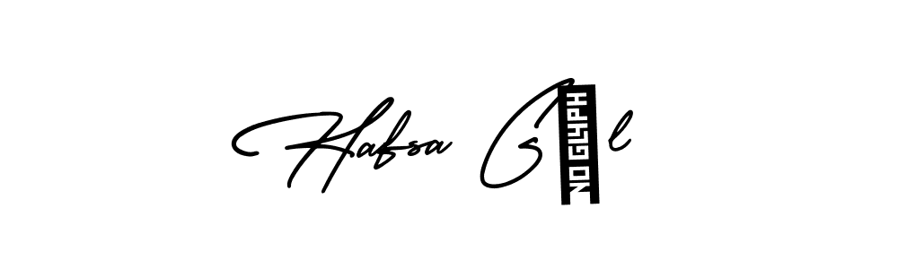 How to make Hafsa Gül signature? AmerikaSignatureDemo-Regular is a professional autograph style. Create handwritten signature for Hafsa Gül name. Hafsa Gül signature style 3 images and pictures png