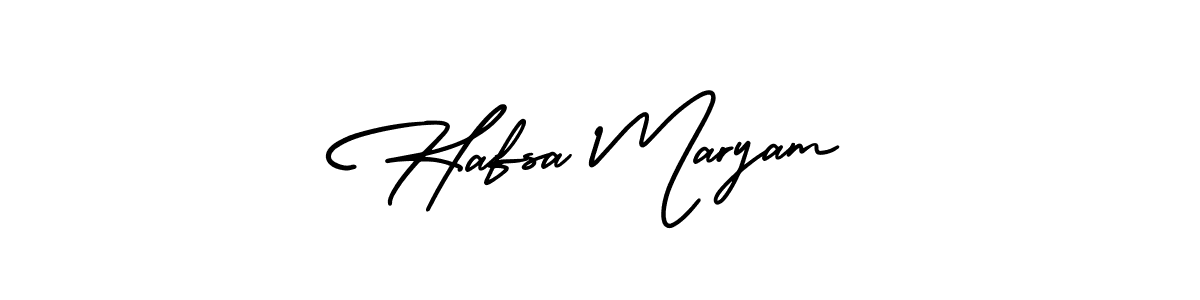 How to Draw Hafsa Maryam signature style? AmerikaSignatureDemo-Regular is a latest design signature styles for name Hafsa Maryam. Hafsa Maryam signature style 3 images and pictures png