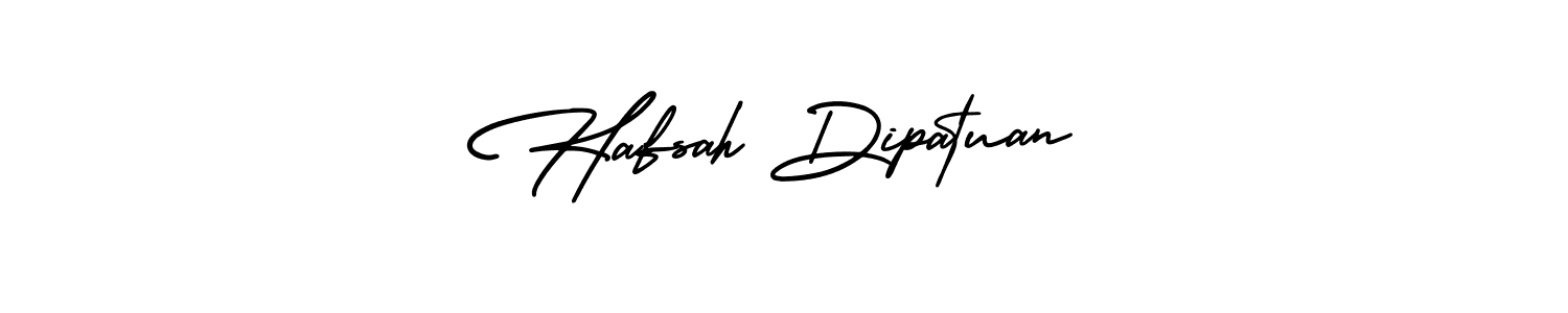 Similarly AmerikaSignatureDemo-Regular is the best handwritten signature design. Signature creator online .You can use it as an online autograph creator for name Hafsah Dipatuan. Hafsah Dipatuan signature style 3 images and pictures png