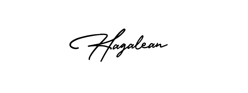 Also we have Hagalean name is the best signature style. Create professional handwritten signature collection using AmerikaSignatureDemo-Regular autograph style. Hagalean signature style 3 images and pictures png