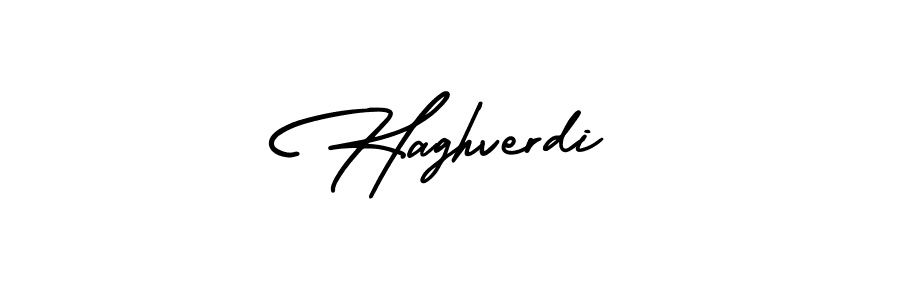 Create a beautiful signature design for name Haghverdi. With this signature (AmerikaSignatureDemo-Regular) fonts, you can make a handwritten signature for free. Haghverdi signature style 3 images and pictures png