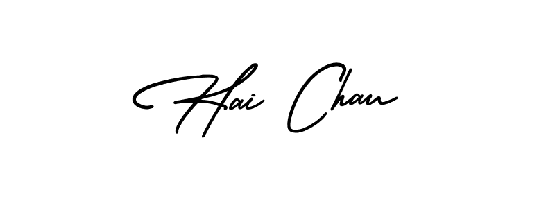 Best and Professional Signature Style for Hai Chau. AmerikaSignatureDemo-Regular Best Signature Style Collection. Hai Chau signature style 3 images and pictures png