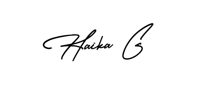 Similarly AmerikaSignatureDemo-Regular is the best handwritten signature design. Signature creator online .You can use it as an online autograph creator for name Haika G. Haika G signature style 3 images and pictures png