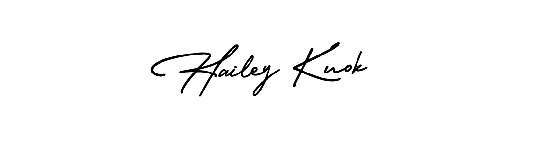 How to Draw Hailey Kuok signature style? AmerikaSignatureDemo-Regular is a latest design signature styles for name Hailey Kuok. Hailey Kuok signature style 3 images and pictures png