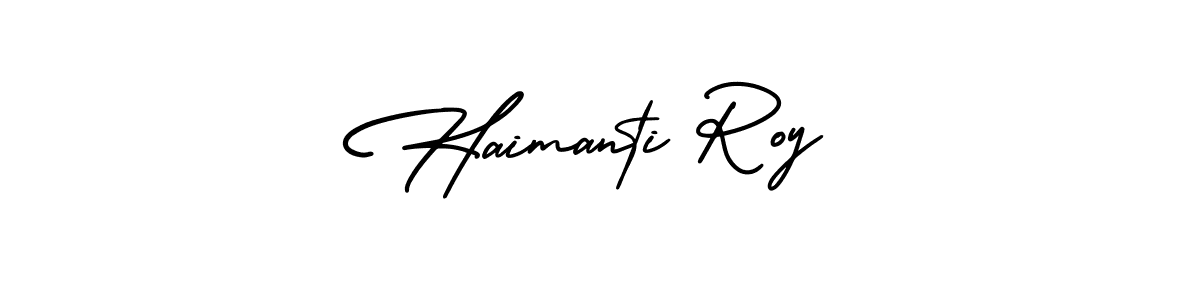 Once you've used our free online signature maker to create your best signature AmerikaSignatureDemo-Regular style, it's time to enjoy all of the benefits that Haimanti Roy name signing documents. Haimanti Roy signature style 3 images and pictures png