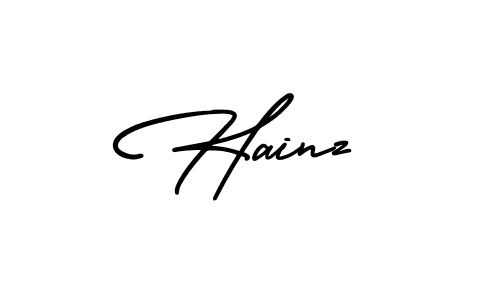 Design your own signature with our free online signature maker. With this signature software, you can create a handwritten (AmerikaSignatureDemo-Regular) signature for name Hainz. Hainz signature style 3 images and pictures png