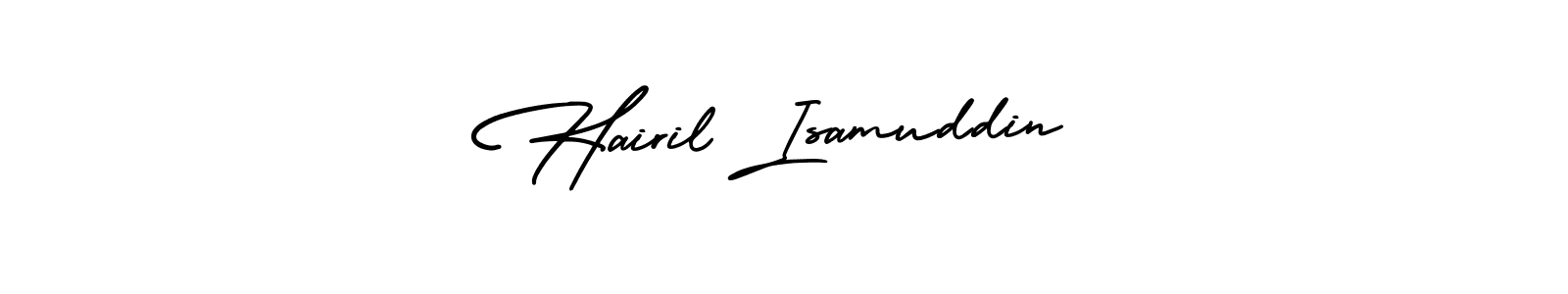 Once you've used our free online signature maker to create your best signature AmerikaSignatureDemo-Regular style, it's time to enjoy all of the benefits that Hairil Isamuddin name signing documents. Hairil Isamuddin signature style 3 images and pictures png
