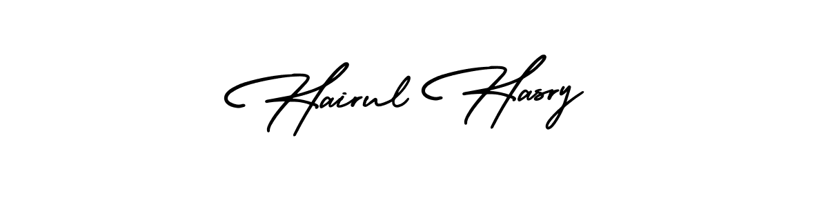 Use a signature maker to create a handwritten signature online. With this signature software, you can design (AmerikaSignatureDemo-Regular) your own signature for name Hairul Hasry. Hairul Hasry signature style 3 images and pictures png
