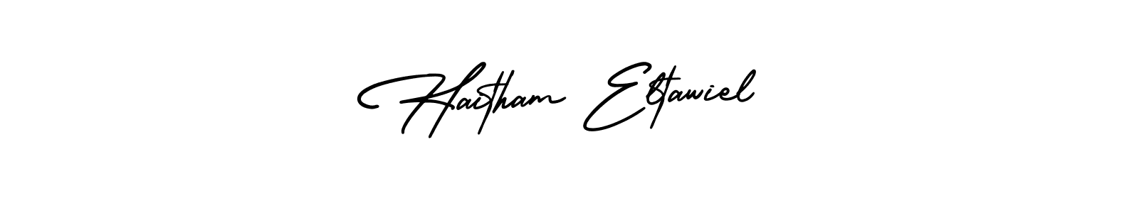 Make a beautiful signature design for name Haitham Eltawiel. Use this online signature maker to create a handwritten signature for free. Haitham Eltawiel signature style 3 images and pictures png