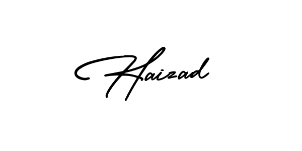 Also You can easily find your signature by using the search form. We will create Haizad name handwritten signature images for you free of cost using AmerikaSignatureDemo-Regular sign style. Haizad signature style 3 images and pictures png