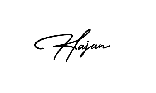 Also we have Hajan name is the best signature style. Create professional handwritten signature collection using AmerikaSignatureDemo-Regular autograph style. Hajan signature style 3 images and pictures png