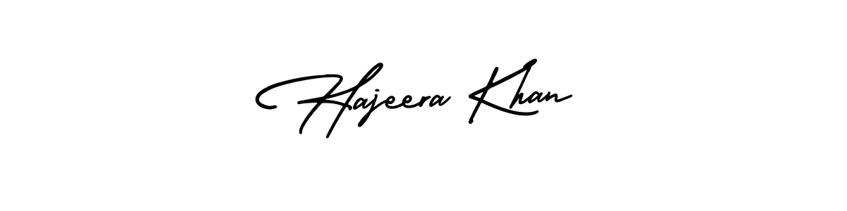 How to Draw Hajeera Khan signature style? AmerikaSignatureDemo-Regular is a latest design signature styles for name Hajeera Khan. Hajeera Khan signature style 3 images and pictures png