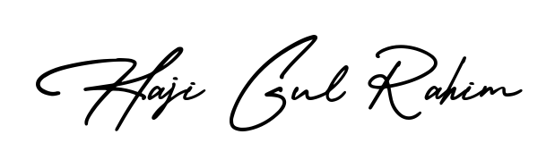 A dynamic signature style for Haji Gul Rahim using AmerikaSignatureDemo-Regular script. Designed to look authentic, handwritten, and professional. Haji Gul Rahim signature style 3 images and pictures png