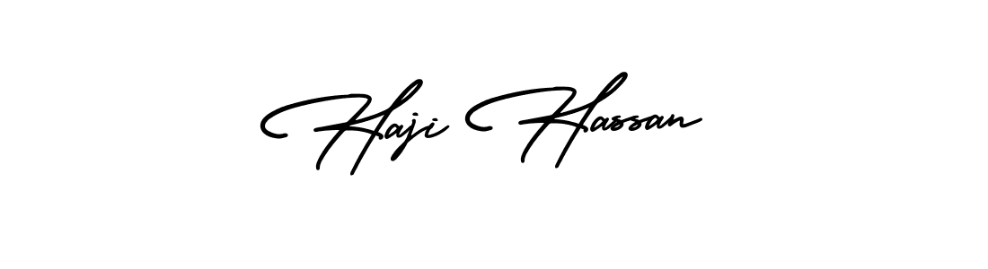 Make a beautiful signature design for name Haji Hassan. Use this online signature maker to create a handwritten signature for free. Haji Hassan signature style 3 images and pictures png